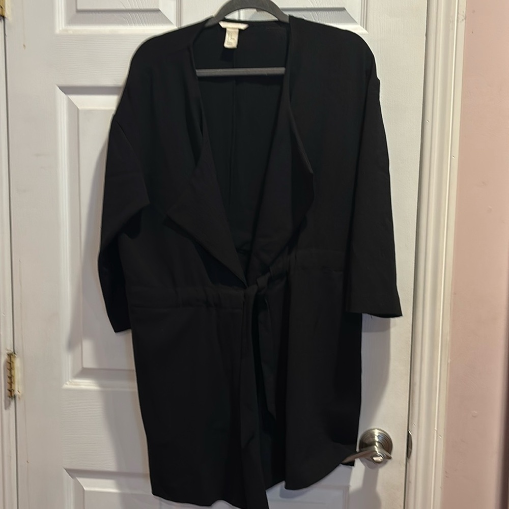 Thigh length coat